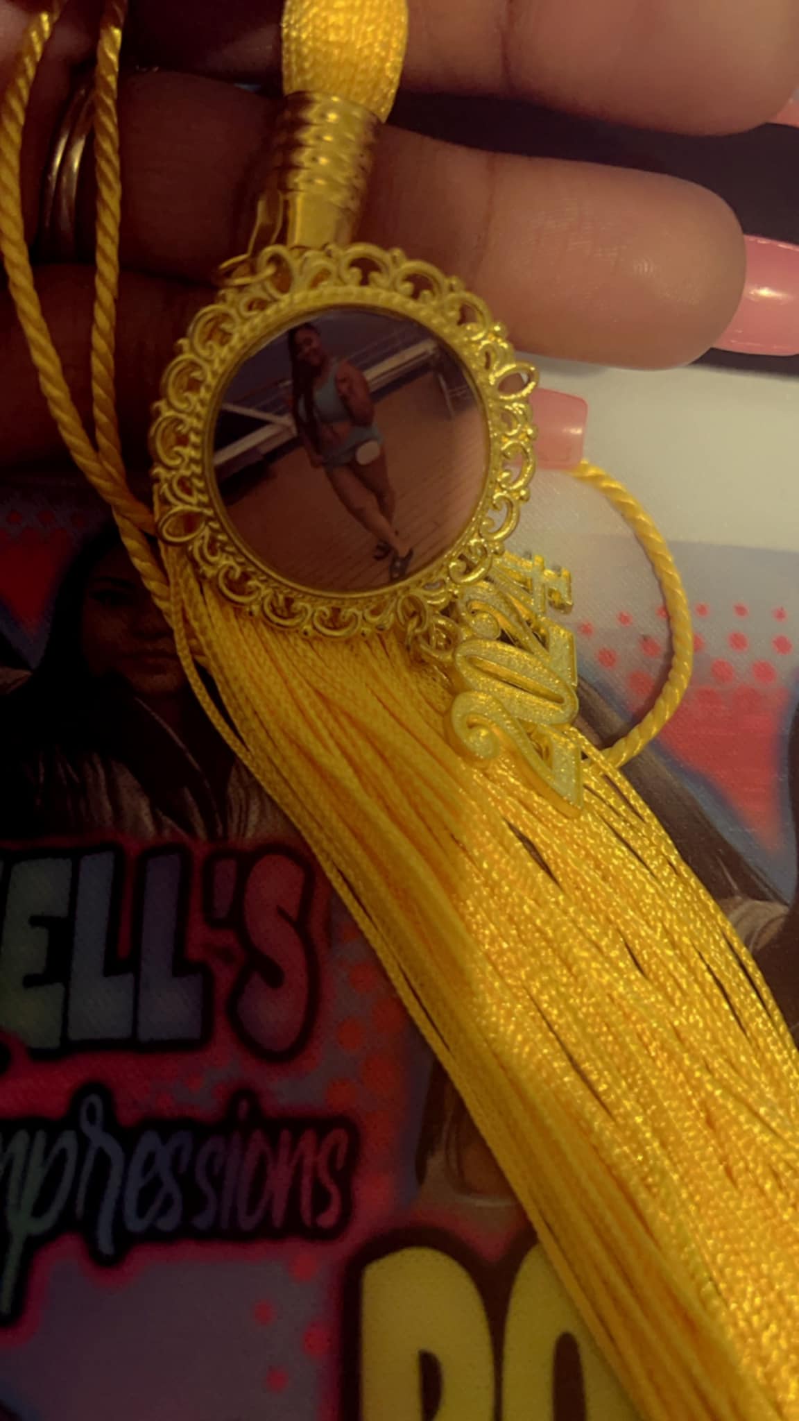 Sublimation Graduation Tassel with Charm